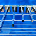 Chrome Glass Shelf Brackets with Suction Pads for Slatwall Pack OF (1,2,5,10,25