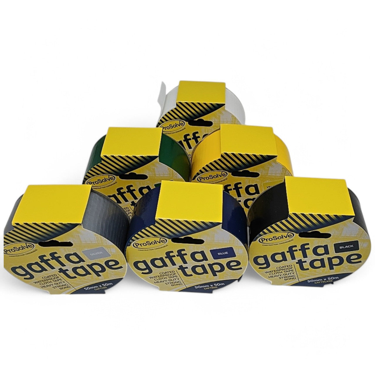 50mm X 50m Roll Gaffer Gaffa Cloth Waterproof Tape Top Quality