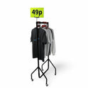 Black & Green Correx Market Sale Card Sign Board Double-Sided & Waterproof