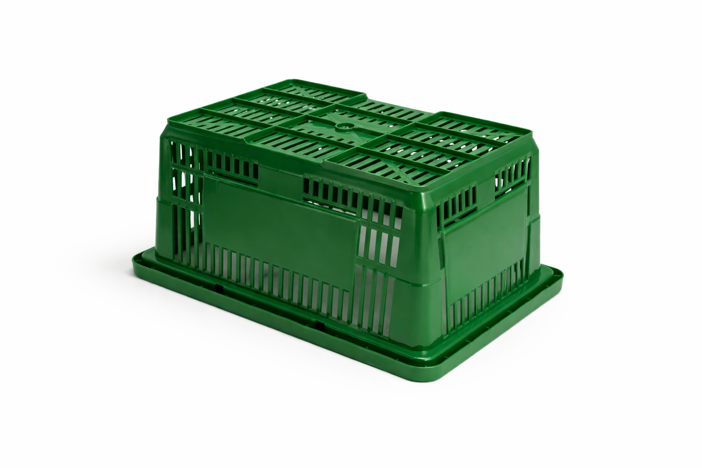 21L Green Plastic Shopping Baskets with Handles – Retail Store Carry Baskets