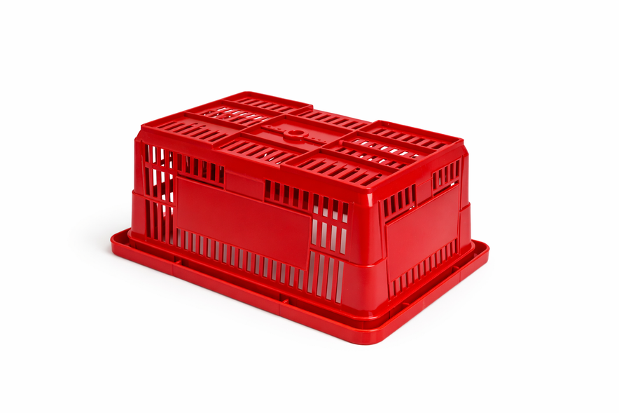 28L Plastic Shopping Basket with Handles – Durable Retail Carry Basket – Multiple Colours