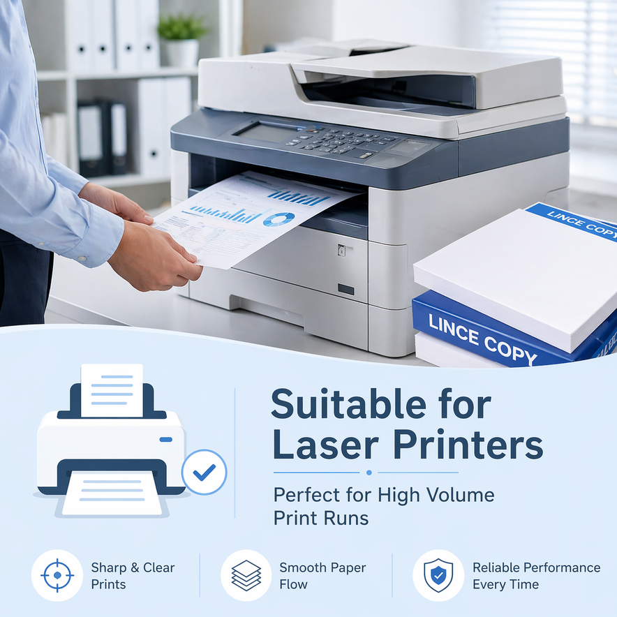 A4 Printing Paper 80GSM Pallets – Plain White Copy Paper Bulk