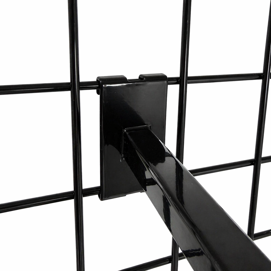 Black Forward Display Arm For Grid Mesh Panels