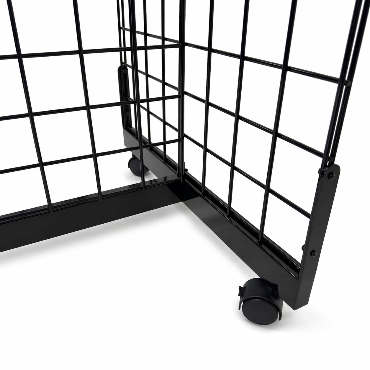 5ft black Grid Mesh 'H' Stand Gondola Stand