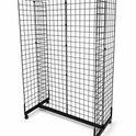 5ft black Grid Mesh 'H' Stand Gondola Stand