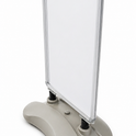Grey A1 Waterbase Pavement Sign – Heavy Duty Outdoor Poster Display Stand