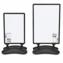 A1 & A0 Waterbase Pavement Sign – Black & Grey Outdoor Poster Display