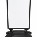 Black A0 Waterbase Pavement Sign – Heavy Duty Outdoor Poster Display Stand