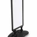 Black A0 Waterbase Pavement Sign – Heavy Duty Outdoor Poster Display Stand