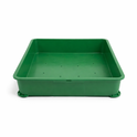 Heavy Duty Plastic Vegetable Tray for Retail Displays – Stackable Produce Display Tray with drain holes