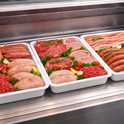 Heavy Duty Plastic Butcher Tray – Meat & Deli Display Tray (White)