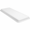 Heavy Duty Plastic Butcher Tray – Long Meat & Deli Display Tray (White)