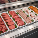 Heavy Duty Plastic Butcher Tray – Long Meat & Deli Display Tray (White)