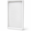 Heavy Duty Plastic Bakery Display Tray – Pastry & Food Display Tray (White)
