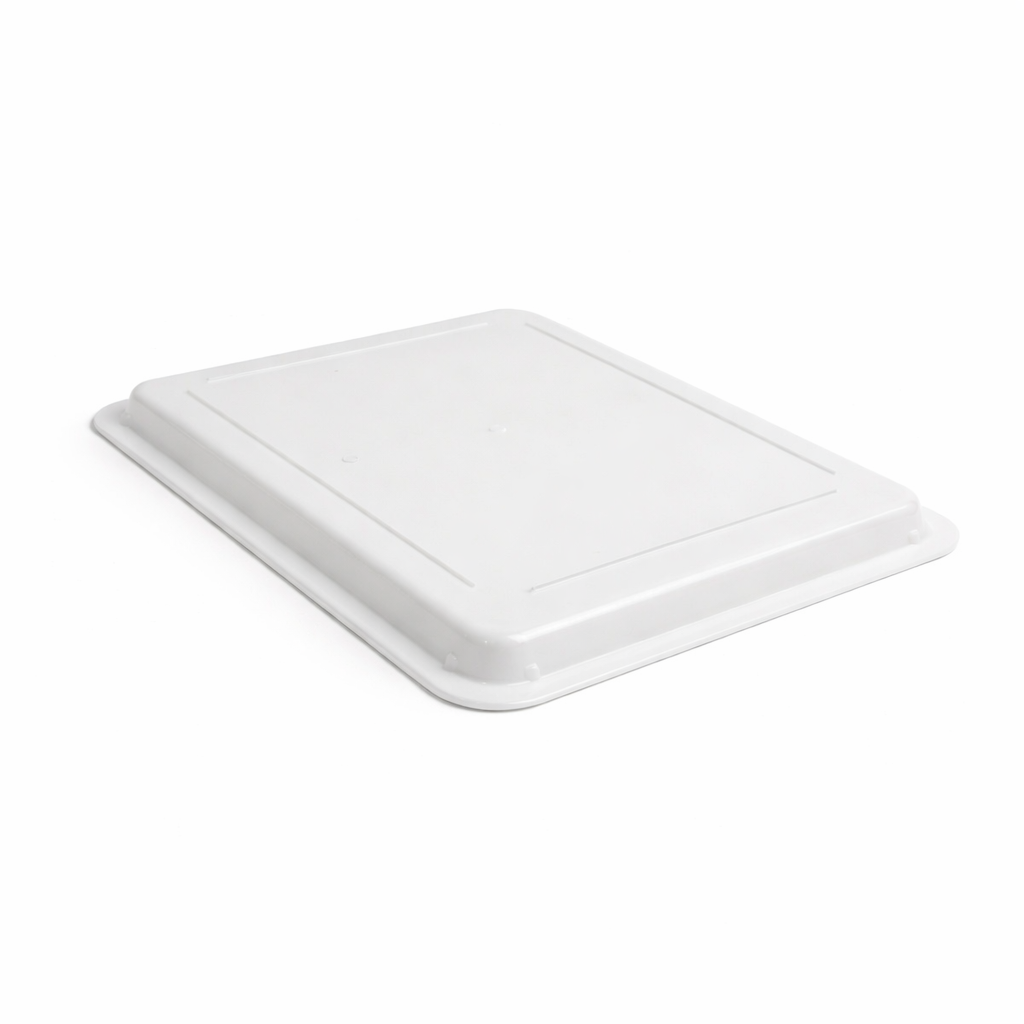 Heavy Duty Plastic Bakery Display Tray – Pastry & Food Display Tray (White)