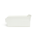Long Slatbox Shelfbox Storage Bin – Heavy Duty Slatwall Display Box for Shop