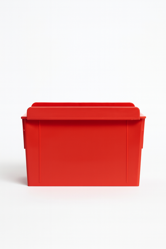 Long Slatbox Shelfbox Storage Bin – Heavy Duty Slatwall Display Box for Shop
