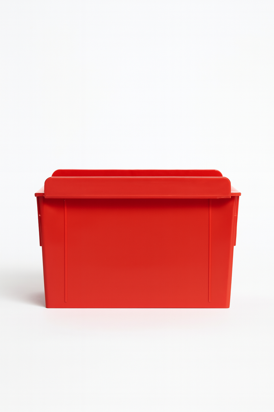 Long Slatbox Shelfbox Storage Bin – Heavy Duty Slatwall Display Box for Shop