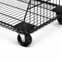 Pallet Of 100cm Stackable Baskets Black/White/Chrome Colour
