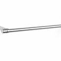 32mm Wall Mounted Clothes Rail Chrome Garment Hanging Bar