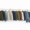 32mm Wall Mounted Clothes Rail Chrome Garment Hanging Bar