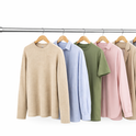 32mm Wall Mounted Clothes Rail Chrome Garment Hanging Bar