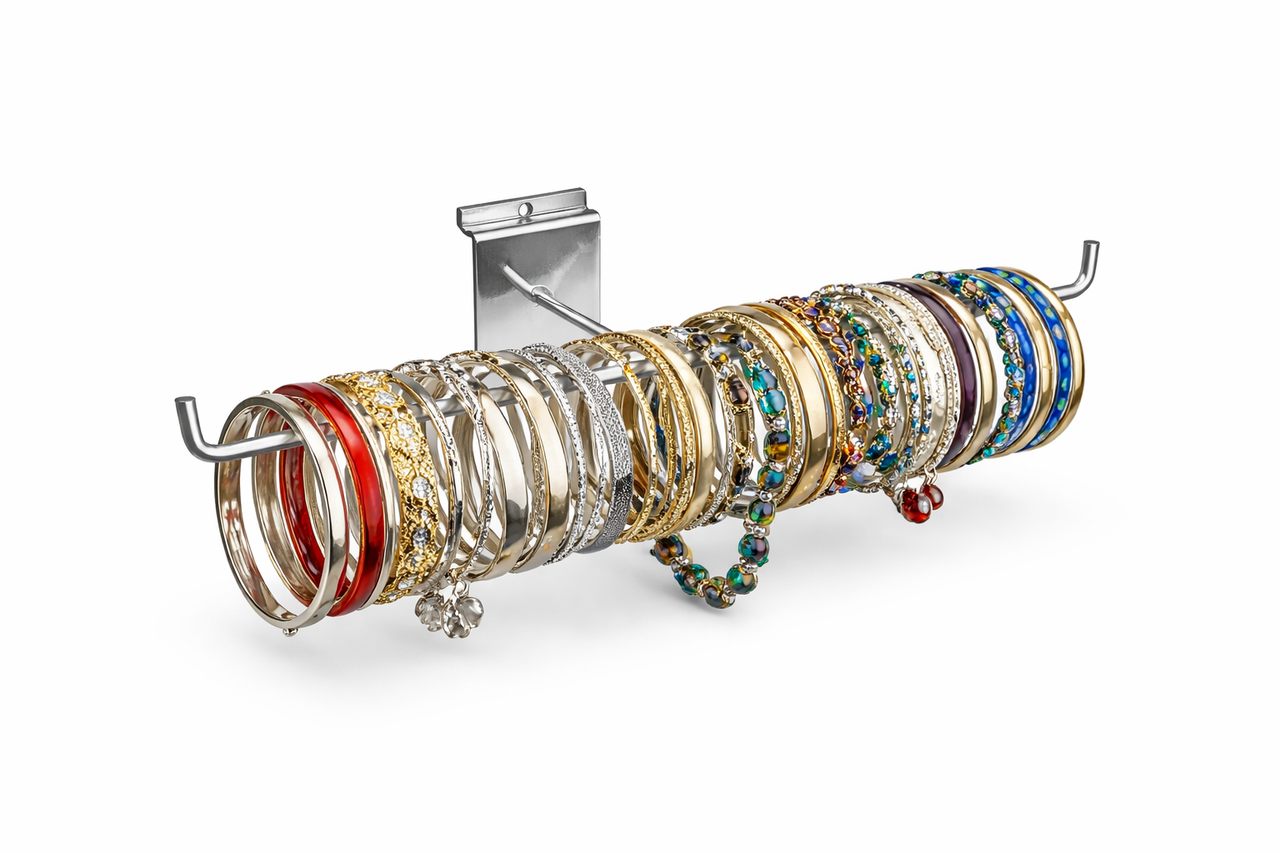 Jewellery Display Arm for Slatwall – 300mm