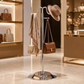 Adjustable 2-Hook Handbag & Accessory Display Stand