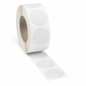 Clear Round Stickers – Tamper-Proof, (45mm) Self-Adhesive 500 stickers