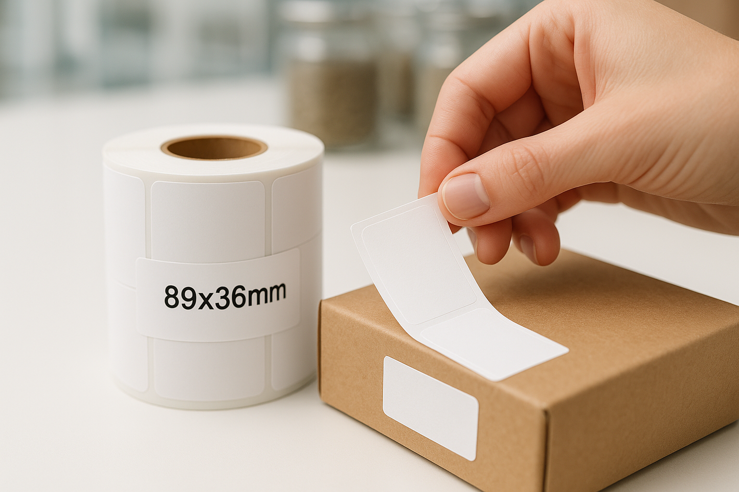 Self-Adhesive Address Labels 89 × 36 mm