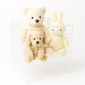 White Dump Bin Basket Retail Merchandising Display Storage Bin