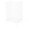 White Dump Bin Basket Retail Merchandising Display Storage Bin