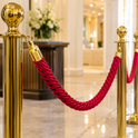 Premium Quality 2 Metre Queue Barrier Rope – Heavy-Duty Crowd Control Rope with Chrome Hooks