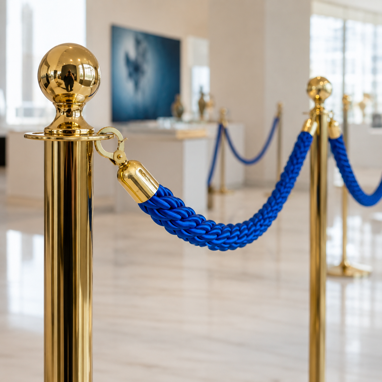 Premium Quality 1.5 Metre Queue Barrier Rope – Professional Crowd Control Rope