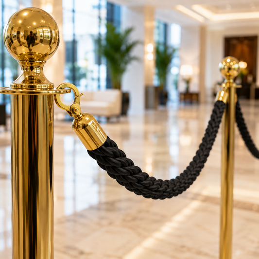 Premium Quality 1 Metre Queue Barrier Rope – Professional Crowd Control Rope
