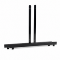 4ft Black Grid Mesh Panel Display Stand with T-Leg & 28 x 12" Single Prong Hooks