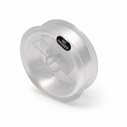 Transparent Nylon Thread 200m Reel – Strong Clear Hanging Line for Displays, Posters, Signs & Fishing