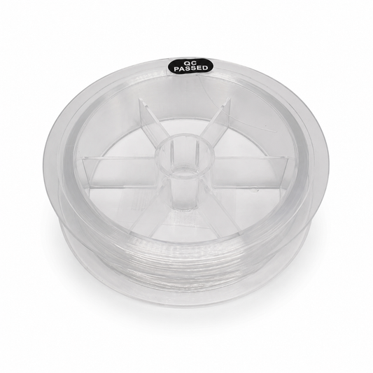 Transparent Nylon Thread 200m Reel – Strong Clear Hanging Line for Displays, Posters, Signs & Fishing