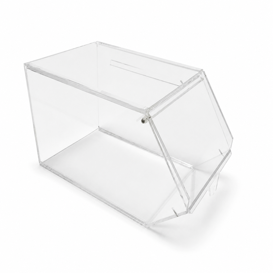 Clear Acrylic Pick N Mix Sweet Dispenser Display Bin – Candy Holder for Unwrapped Sweets