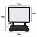 A1 & A2 Black Waterbase Pavement Sign – Outdoor Poster Stand