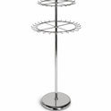 Chrome 2-Tier Stand Tie And Belt Rail