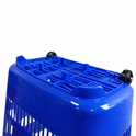 31L Shopping Basket with Wheels & Telescopic Handle – Plastic Rolling Basket – 5 Colours