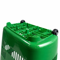 31L Shopping Basket with Wheels & Telescopic Handle – Plastic Rolling Basket – 5 Colours