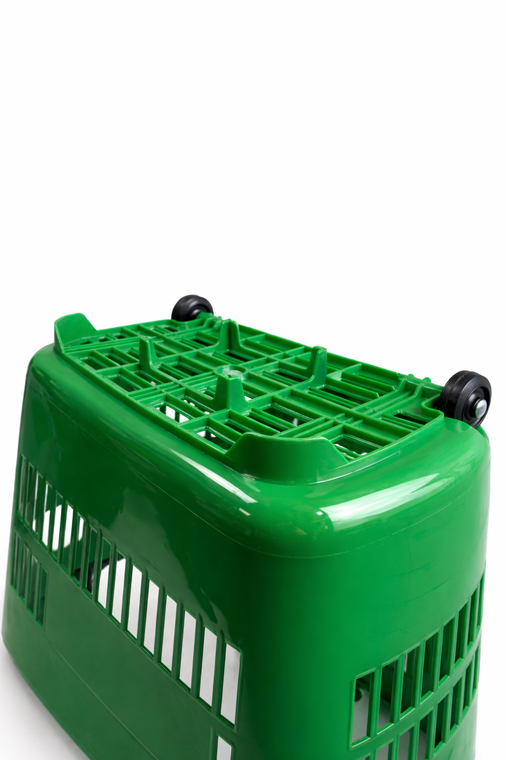 31L Shopping Basket with Wheels & Telescopic Handle – Plastic Rolling Basket – 5 Colours