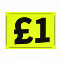 Black & Green Correx Market Price Sale Card Signs – Double-Sided Waterproof Display Boards
