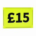 Black & Green Correx Market Price Sale Card Signs – Double-Sided Waterproof Display Boards