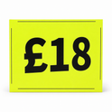 Black & Green Correx Market Price Sale Card Signs – Double-Sided Waterproof Display Boards
