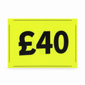 Black & Green Correx Market Price Sale Card Signs – Double-Sided Waterproof Display Boards