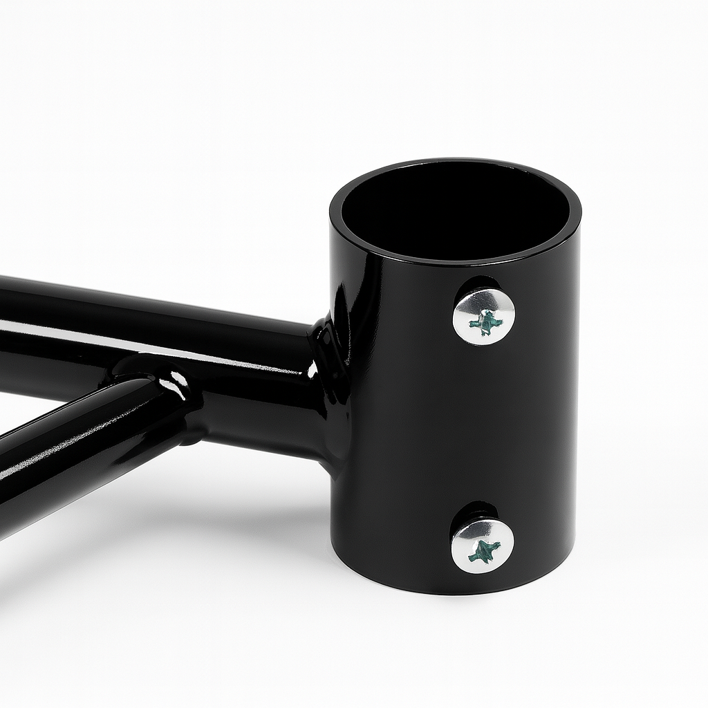 5ft Black Steel Hanging Rail