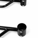 3ft Black Steel Hanging Rail–Durable,Stylish,and Ideal for Home or Retail Spaces